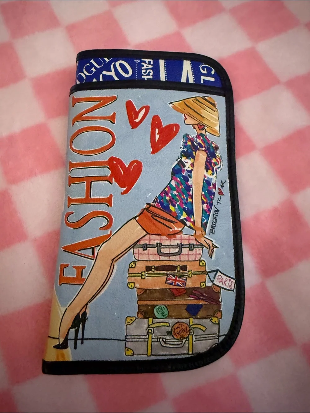 Brighton Fashion Illustration Eyeglass Case Multicolor - Picture 1 of 3
